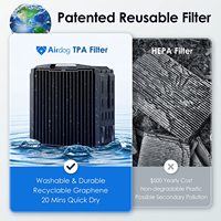 Purificateur d'air Airdog X5 Smart Home avec lavage à l'eau et filtre réutilisable