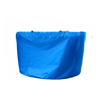 Bassin à poissons pliable 100000L / bassin à poissons en bâche / bassin d'élevage de poissons en PVC 1m