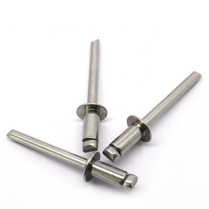 Rivets à tête dôme en acier inoxydable 304 DIN7337, type ouvert, rivets aveugles - Product Image 1
