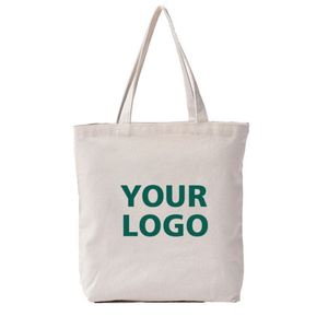 Bolsas de Compras Personalizadas al por Mayor de Alta Calidad, Bolsas de Lona Reutilizables de Algodón con Logotipo Impreso - Product Image 3