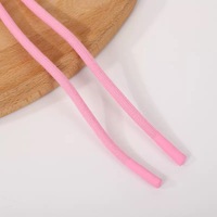Cordon en polyester tressé écologique coloré effet goutte de colle 8mm 60-180cm pour textiles de maison, sacs, vêtements, chaussures