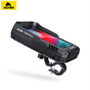 Support de téléphone portable pour guidon de vélo WILD MAN <span class=keywords><strong>FK2</strong></span> ABS IPX6 étanche avec écran tactile en TPU, boîte de rangement - Product Image 5