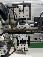 HUAHUA HH-706RLK-Laser300 facile à utiliser Double pot de colle Machine de baguage de bord laser linéaire avec fusion rapide + pot de colle PUR