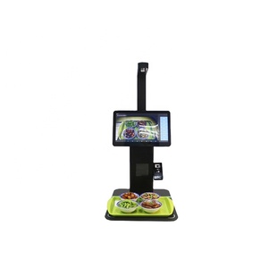 <span class=keywords><strong>JEPOWER</strong></span> AI 식품 인식 비전 터치리스 체크 아웃 시스템 스케일 바코드 스캐너 키오스크가있는 자체 체크 아웃 기계 키오스크 - Product Image 1