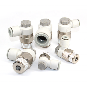 Van Điều Khiển Dòng Chảy Phù Hợp SMC Đầu Nối Điều Chỉnh Tốc Độ Xi Lanh Khóa Quay AS1201F Khớp Nối Nhanh Bằng Khí Nén - Product Image 2