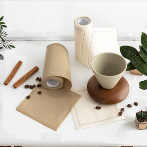 Posavasos para tazas de té de tela de estilo elegante fácil de limpiar, posavasos para decoración de mesa, alfombrillas, servilleta de algodón para fiesta de comedor - Product Image 2