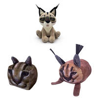 19Cm New Raise A Floppa Plush Toys Cute Soft Stuffed Toy Cartoon Game 3D Huge Square Cat Dolls For Kid Birthday Christmas Gift