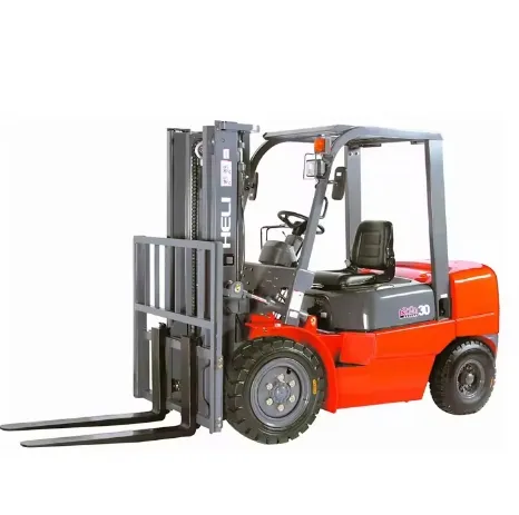 Mesin Forklift 3 ton merek HELI K30 K35 bekas kecil Forklift untuk dijual panas