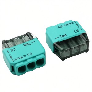 3 Pole <b>Plastic</b> Terminal <b>Block</b> 0.5-2.5mm 24A 300V Test Access - Product Image 2
