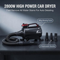 Secador de Autos de un Solo Motor Shernbao SHD-2800P, 2800W, Secador de Alta Velocidad, Máquina de Secado de Autos