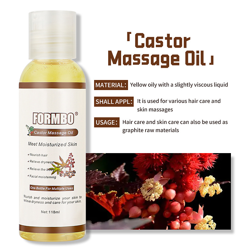 Castor oil massage oil