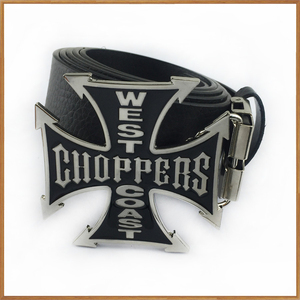 Hebilla de Cinturón Premium Vintage de Aleación con Forma de Cruz y Letras West Coast Choppers - Product Image 5