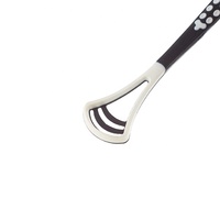 Nettoyant buccal pour la langue / Grattoir en silicone jetable avec design antidérapant, portable pour usage domestique