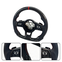 Volant en fibre de carbone personnalisé à prix de gros d'usine pour Volkswagen Golf MK7 MK6 MK3 Scirocco Jetta TCR
