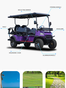 Carrito de Golf Urbano HKBG de 72V con Batería de Litio para 7-8 Personas, Certificaciones GCC/CE/DOT/EEC, Capacidad de 25 Grados, Velocidad de 30-50 km/h, Precio Bajo de Fábrica - Product Image 5