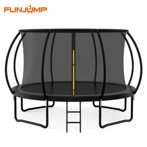 <span class=keywords><strong>Filet</strong></span> de protection pour <span class=keywords><strong>trampoline</strong></span> de fitness intérieur/extérieur robuste et souple, 12 pieds, 14 pieds, 15 pieds, 16 pieds, avec <span class=keywords><strong>poteaux</strong></span> incurvés et échelle - Product Image 1