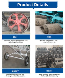 Yeni anti-korozyon ve kolay temiz taşınabilir kauçuk bant konveyör bileşik gübre üretim hattı için yüksek verimlilik ile - Product Image 4