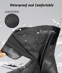 Bottes de motocross en cuir imperméable pour homme Chaussures de motocross pour moto d'enduro Bottes pour hommes - Product Image 5