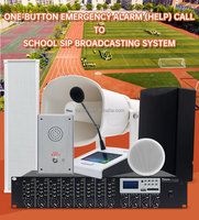 Thinuna IP-9635RM-BS 10.1 pouces IPS 1080P interphone radiomessagerie visuelle + diffusion d'urgence écran tactile Microphone réseau station de travail