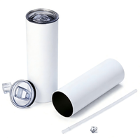 Bouteille isotherme classique en acier inoxydable de 20 oz, droite et étroite, pour sublimation, idéale pour l'extérieur et les cadeaux (vente en gros)