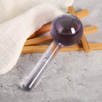 Boules de glace magiques en 3d, rouleau facial marron et blanc, emballage, 2 paires par boîte cadeau