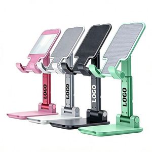 Wholesale Promotional Business Gift Cheap Folding Mobile Holder Custom Logo Portable Adjustable Phone <b>Stand</b> - Product Image 1