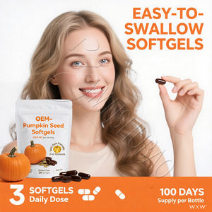 Venda quente Óleo De Semente De Abóbora Softgels Cápsulas Saw Palmetto Suplemento De Crescimento De Cabelo Óleo De Semente De Abóbora Softgel - Product Image 6