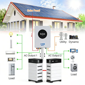 Hybrid Solar 10kw All-In-One Home <b>Energy</b> <b>Storage</b> <b>System</b> Stacked Solar 16KWH 15KWH 32KWH Lithium-ion Battery - Product Image 1