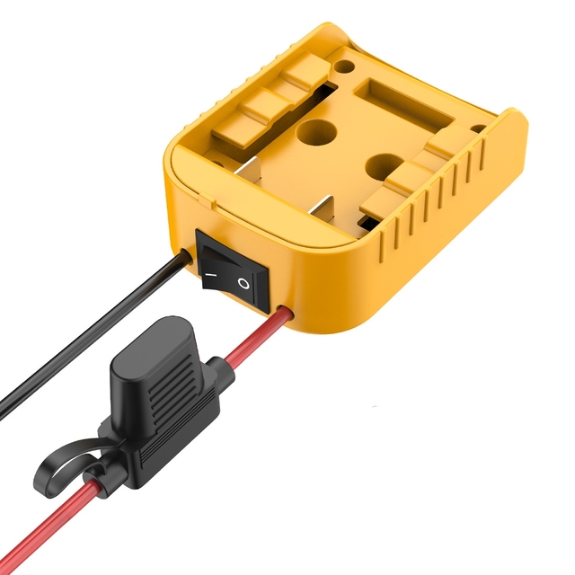 DCB Series 18V/20V Lithium Battery DIY with Wire Connection External Discharge Switch Adapter