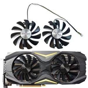 NOUVEAU Ventilateur GPU 95MM 4PIN GAA8S2U GTX 1080 <span class=keywords><strong>AMP</strong></span> Edition pour ZOTAC GeForce GTX <span class=keywords><strong>1070</strong></span> 1080 <span class=keywords><strong>AMP</strong></span> Edition Ventilateur de refroidissement pour carte graphique - Product Image 1