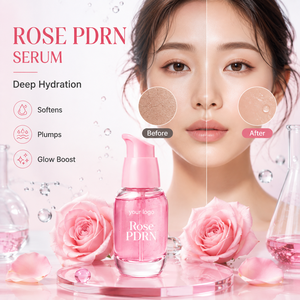 เซรั่ม PDRN กุหลาบฉลากส่วนตัว 2026 ใหม่ บำรุงผิวหน้า ชุ่มชื้น อีสเซนส์ OEM ผู้ผลิตผลิตภัณฑ์ดูแลผิว - Product Image 3