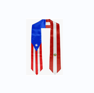 Faja de estola de graduación de alta calidad Bandera de Filipinas de <span class=keywords><strong>Puerto</strong></span> Rico Bandera de país de graduación Estola de graduación para internacional - Product Image 5