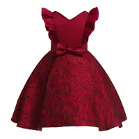 Red Party Dress for Girls, 3 to 4 Year, Wholesales