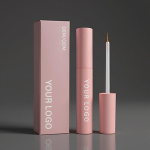 Sérum de croissance des <span class=keywords><strong>cils</strong></span> sans huile, en flacon cosmétique, avec étiquette personnalisée OEM et pinceau sûr, le meilleur pour la beauté des yeux - Product Image 1