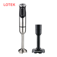 Mixeur Plongeant Électrique à Vitesse Variable avec Bouton Poussoir, Boîtier en Acier Inoxydable, Utilisation Domestique, Fabricant Chine