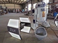 Statue de robot en acier au carbone, modèle de sculpture métallique, en promotion