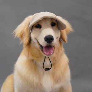 Chongtapet Gorra de Béisbol para Perro con Protección Solar y Orejas Descubiertas, Monocromática, Ropa de Verano para Perros Grandes - Product Image 2