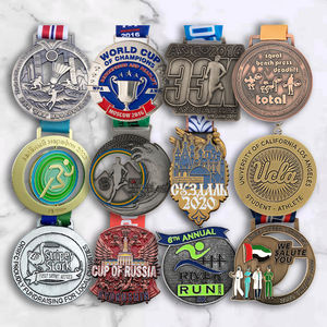 Benutzer definierte Gold Marathon Medaille Modern Style Blank Zink legierung Award für Abschluss feier und Sport lauf Personal isiert für <span class=keywords><strong>Medal</strong></span> las - Product Image 4