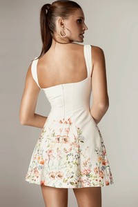 เดรสเกาะอกผูกโบว์ลูกไม้สไตล์ฝรั่งเศสใหม่ฤดูร้อน - Product Image 6
