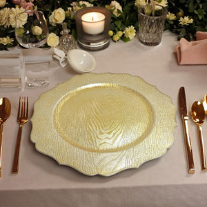 <span class=keywords><strong>Assiette</strong></span> de présentation en plastique grain de bois vintage carrée en gros Plats légers et réutilisables pour mariages et fêtes Prix bon marché - Product Image 3