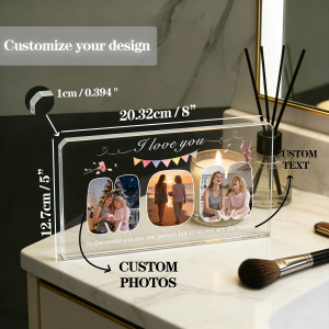 Targa in Acrilico Personalizzata con Foto per la Mamma, Miglior <span class=keywords><strong>Regalo</strong></span> per la Festa della Mamma da Parte della <span class=keywords><strong>Figlia</strong></span> - Product Image 2