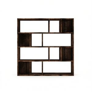 Libreria in Rovere Affumicato 41.3x9.4x40.2 Pollici, Scaffale Moderno con Scomparti, Divisorio per Ambienti, Arredamento Casa - Product Image 1