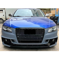 Vente Chaude Kit Carrosserie Pare-chocs Avant avec Calandre Nid d'Abeille pour Audi A4 S4 B8, Amélioration au Style RS4 B9 2008-2012