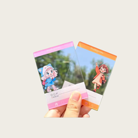 Impresión Personalizada de Fototarjetas Digitales, Impresión de Tarjetas de Visita Transparentes de Acrílico PVC, Llavero de Fototarjeta Transparente al por Mayor