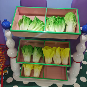 Ensemble de meubles de jeu en plastique souple pour enfants, pour intérieur/extérieur - Équipement de terrain de jeu durable - Product Image 1