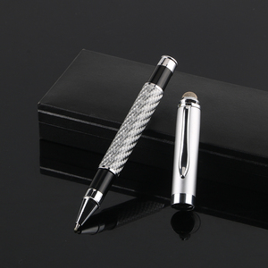 2合1触摸屏碳纤维笔滚轮圆珠笔多功能手写笔 - Product Image 4