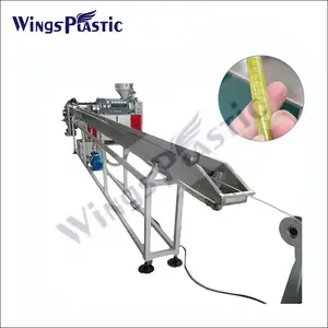 Automatic Plastic Wire Rope Plastic Coating Machine Plastic Coating Extrusion Machine Flat Pvc Coated Binding Wire Pipe Making Machine
