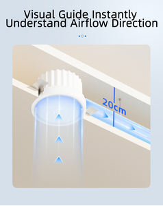 VOV พัดลมติดผนัง S7อากาศ VOV พัดลมระบายอากาศในห้องแบบบูรณาการพร้อมตัวกรอง HEPA H13 - Product Image 6