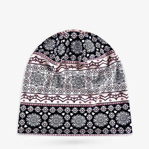 Logo personnalisé 100% coton <span class=keywords><strong>été</strong></span> Boho Chic Paisley Bandana Baggy Slouchy Beanie Chemo Hat pour hommes femmes broderie à la main Chic - Product Image 6