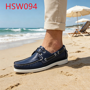 HY, Zapatos Náuticos Delicados Hechos a Mano para Niños y Adultos, Ideales para Vacaciones, Sin Resbalones, de Cuero Suave, Combinan con Todo, Modelo Penny HSW094 - Product Image 3